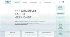 Desktop Screenshot of koeln-hno.de